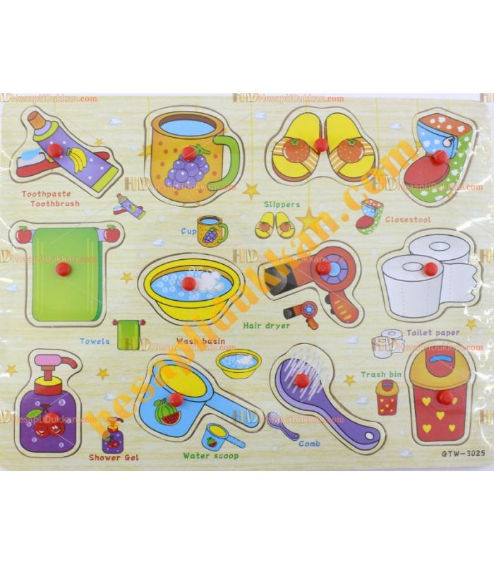 Toptan çivili ahşap puzzle TOY7082